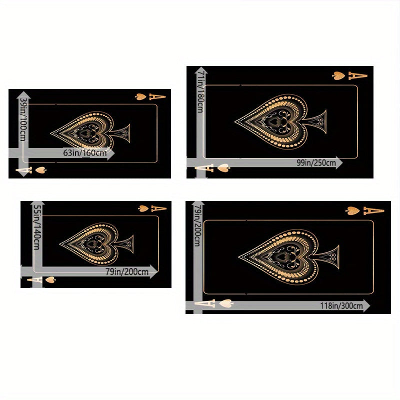 Golden Diamond Velvet + 800g per square meter + Anti-slip Point Plastic Bottom 1pc Christmas Decoration Area Large Mat Red Heart A Mat Non-Slip Machine Washable Easy Matching Home Decor Sofa Coffee Table Mat Bedside Mat Dinin