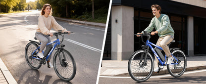 Electric Bike for Adults, 1500W Peak Mountain Ebike with 25 MPH, 65 Miles Range, 7 Speeds, 48V 10Ah Removable Battery 26" Ebike