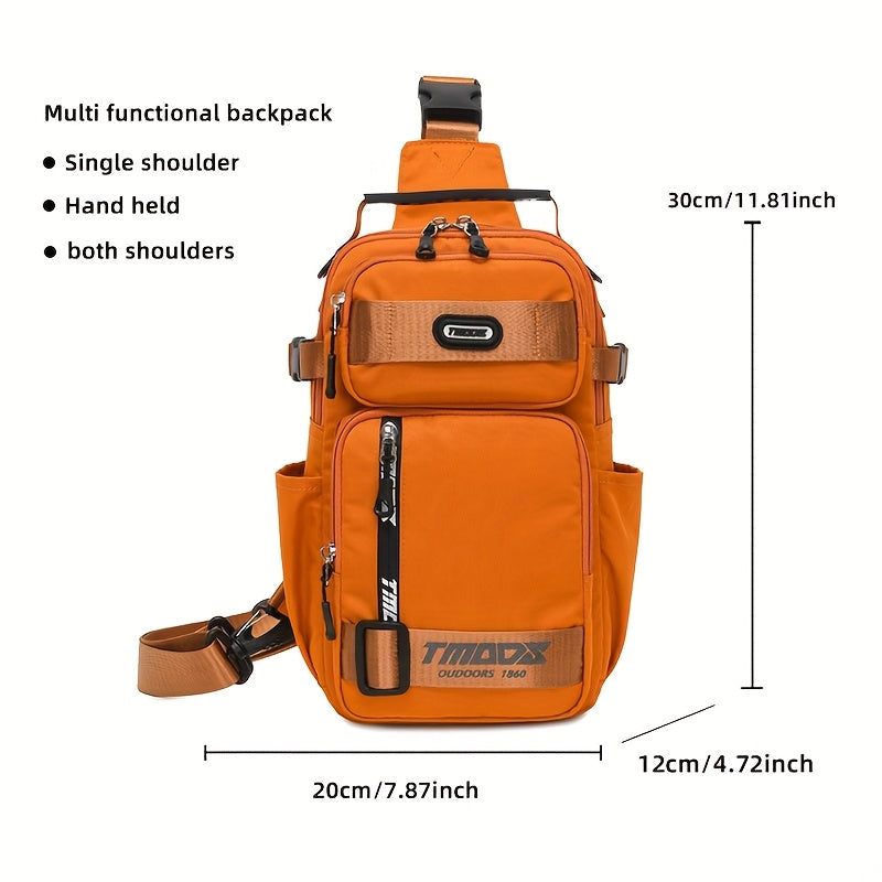 Unisex Fashion Anti-Theft Crossbody Bag - Lightweight Oxford Material, Secure Zip Closure, Adjustable Strap, Perfect for Travel & Everyday Use, Crossbody Ba