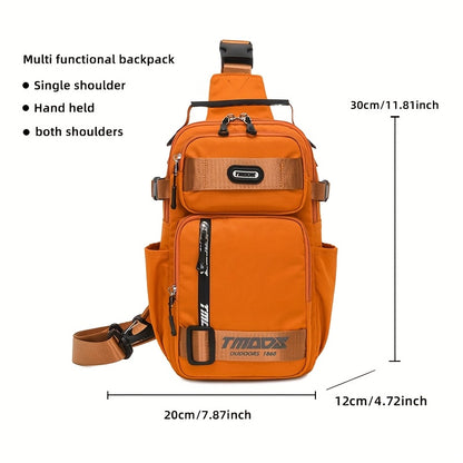 Unisex Fashion Anti-Theft Crossbody Bag - Lightweight Oxford Material, Secure Zip Closure, Adjustable Strap, Perfect for Travel & Everyday Use, Crossbody Ba