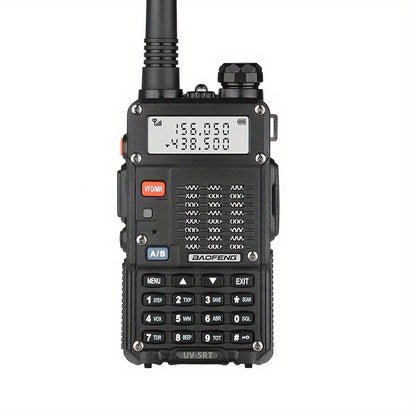 BAOFENG Upgraded UV-5R Dual Band 10 Km Long Range Two-Way Radio BF-UV5RT FM Transceiver Suitable for Car Driving, Outdoor Camping, Wilderness Hunting etc, Without Battery