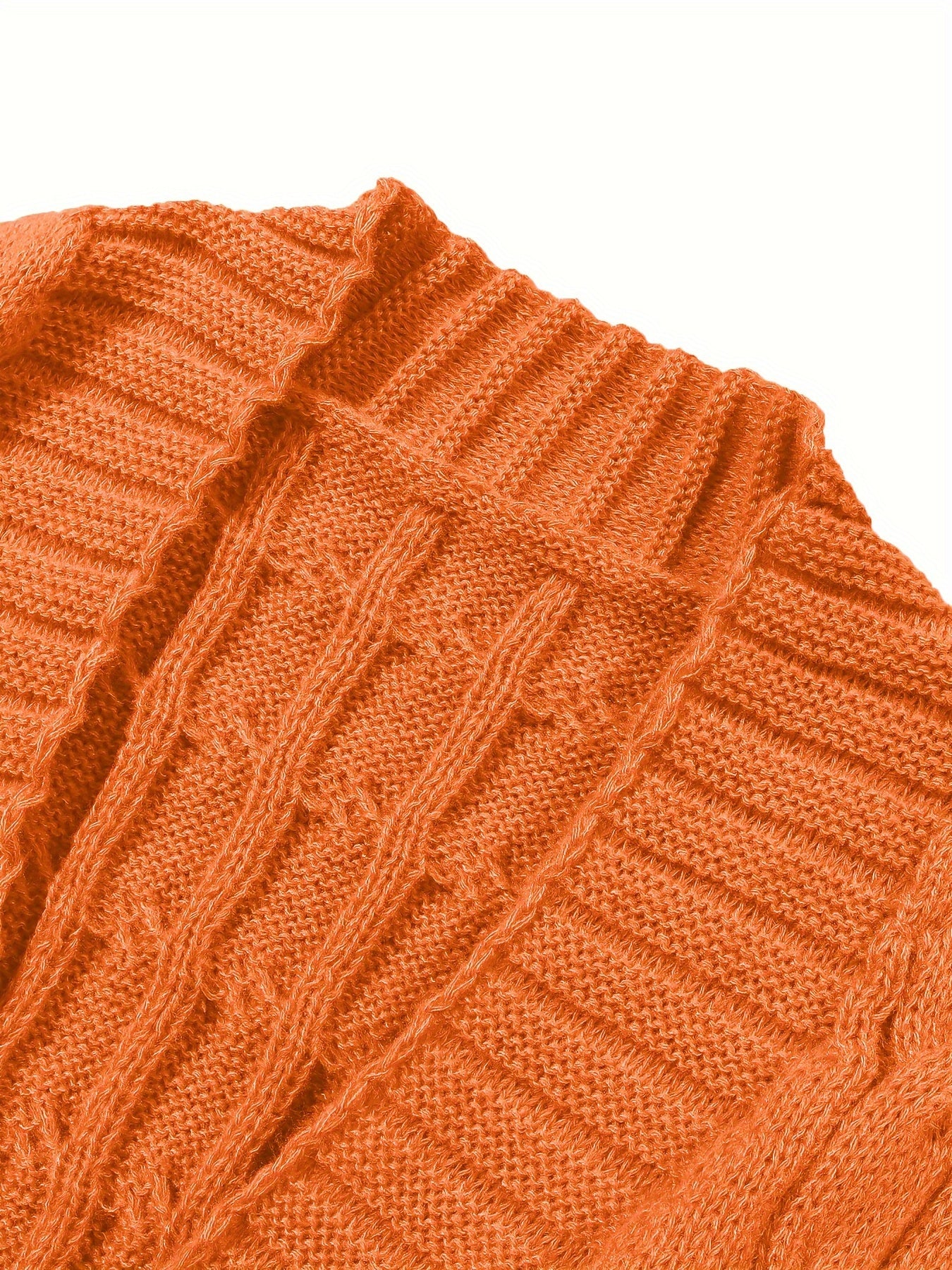 [Cardigan Sweater] Plus Size - Plus Size Cardigan Sweater A23A062