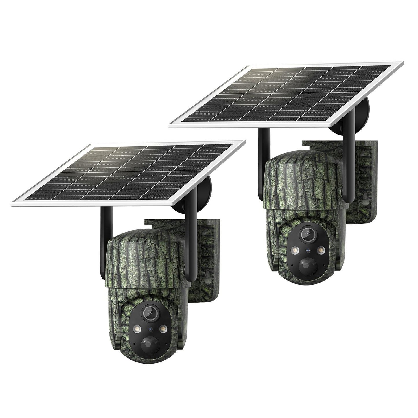 SEHMUA 4G Solar LTE Cellular Trail Camera With 360° Pan Tilt & 2-Way Audio, 4K Live View, Security Cameras Wireless Outdoor, 0.2s Trigger, HD Night Vision, Built-in SIM Card With 7-Day FREE Data, Waterproof For Hunting & Sec