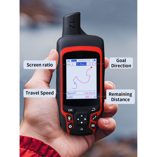 A6 Handheld GPS For Hiking, Multi-GNSS Support, Lightweight Rugged GPS Navigator, GPS Handheld GPS For Camping Hunting And Backpacking