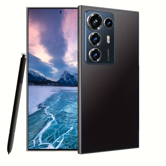 2026 New S25 Ultra Unlocked Android Smartphone | 6.8 Inches And 3.0 Inches Screen Sizes, 12Gb+256Gb Storage, Built-In Intelligent Stylus, Dual Sim, Type-C Fast Charging, Compatible With All Operators, Perfect For Gifting