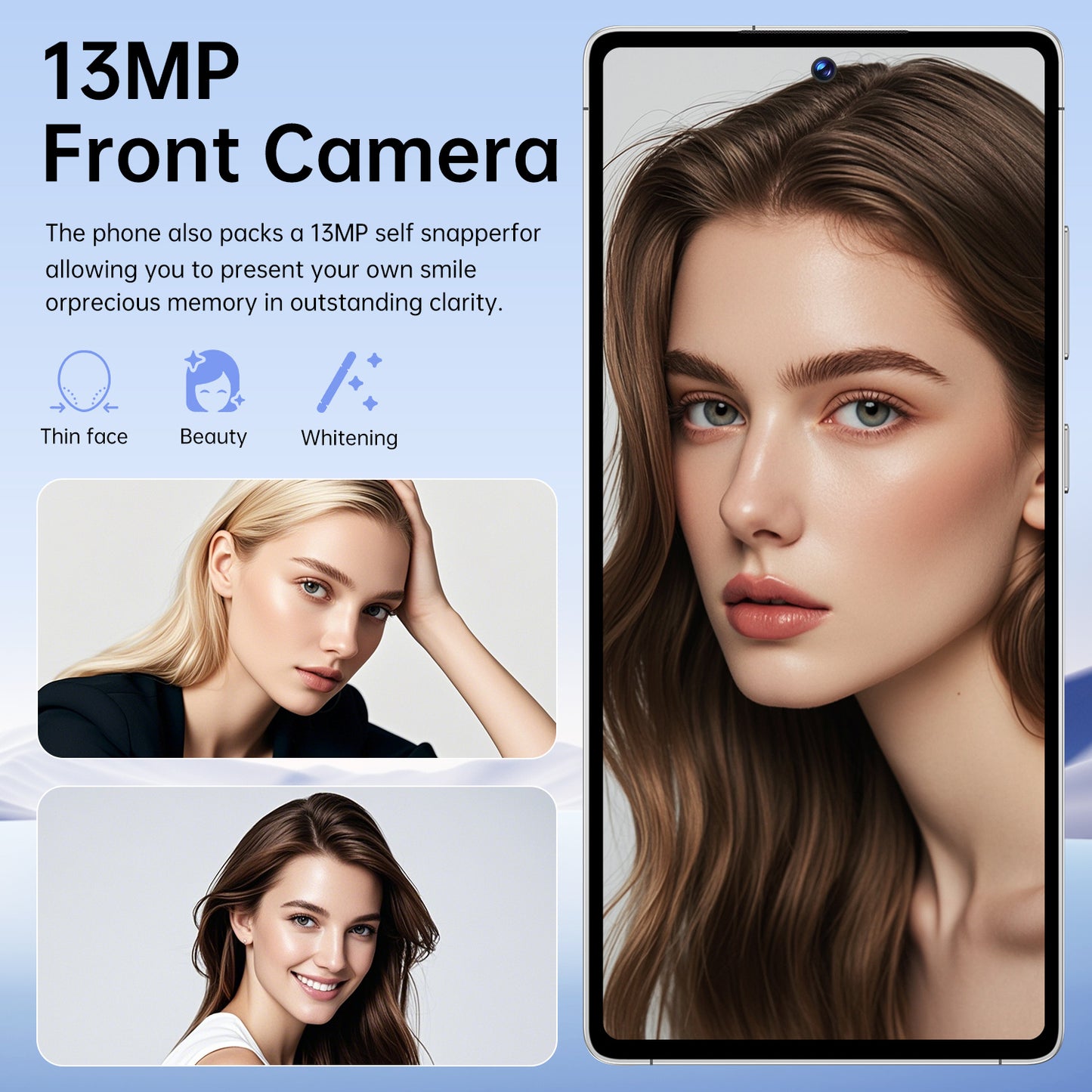 2026 New S25 Intelligent Android Phone | 6.8-inch/3.5-inch, 5G Unlocked Large Screen, Dual 13MP+48MP Camera, USB Type-C Charging, Dual SIM Slots, Includes Stylus, Headphones, Data Cable, Phone Case, Screen Protector | Ideal f