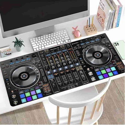 1pc Pioneer DJ DDJ-RZ Controller Mouse Pad & Office Desk Mat - Non-Slip Surface, DJ Setup with Mixer Controls, Compatible with DDJ-RZ Controller, Durable Polyester Front & Rubber Back for Home Studio, Live Performances, Gamin