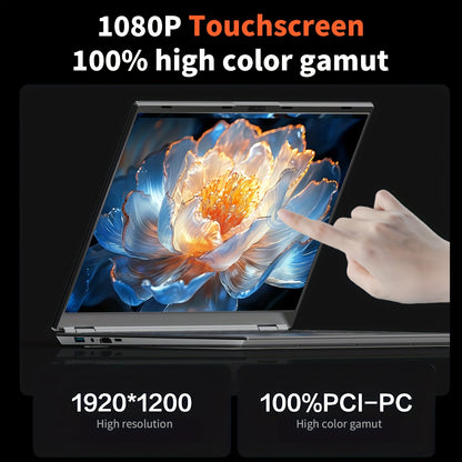 16" Touchscreen Business Laptop | Intel Core i3, 3.0 to 3.6 GHz, 16GB/32GB RAM, 480GB/960GB SSD, RGB Color Backlit Keyboard, Face Recognition, 5000 mAh Battery, American-style Plug