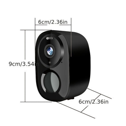7pcs Solar Powered 2K 3MP Wireless Outdoor Security Camera System - FHD AI Motion Detection, Two-Way Audio, Color & Infrared Night Vision, Battery or USB Dual Power Supply, Lithium Battery, High Quality, Outdoor Surveillance,