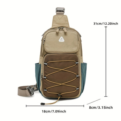 Unisex Fashion Anti-Theft Crossbody Bag - Lightweight Oxford Material, Secure Zip Closure, Adjustable Strap, Perfect for Travel & Everyday Use, Crossbody Ba