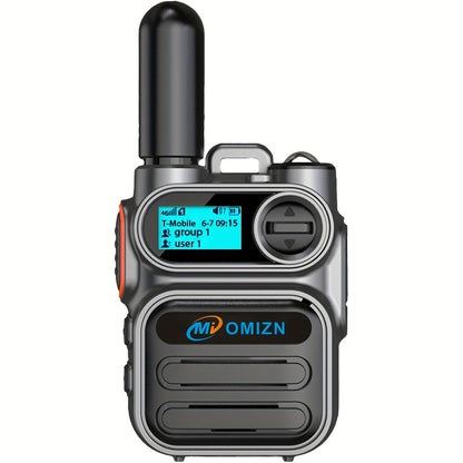 5000 Miles 5G/4G LTE Long Range Walkie Talkie Push to Talk No Monthly Fee Two Way POC Radio Nationwide US Coverage Anti-Drop Emergency Safety Commercial Truckers Taxi Drivers Construction Sites Concerts, Construction Site Rad