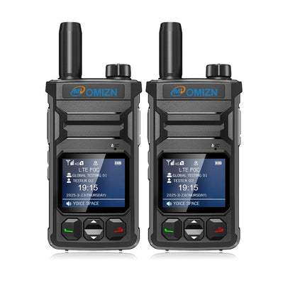 Omi T6 Global 5000 Km 4G/5G Walkie-Talkie with Large Color Screen, 8K HD Sound, 5-Day Life, -Free Calling, Global Coverage, Ideal for Outdoor dventures & Group Communication