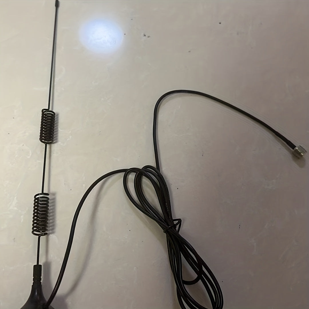 2pcs 4G LTE GSM Antenna, 5dBi, 700-2700MHz, Suction Cup Antenna with SMA Male Connector Signal Booster, Optional Cable Length: 59.06inch
