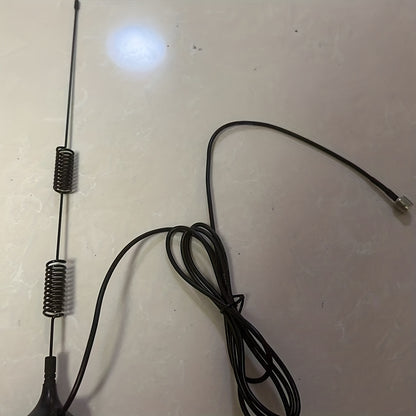 2pcs 4G LTE GSM Antenna, 5dBi, 700-2700MHz, Suction Cup Antenna with SMA Male Connector Signal Booster, Optional Cable Length: 59.06inch