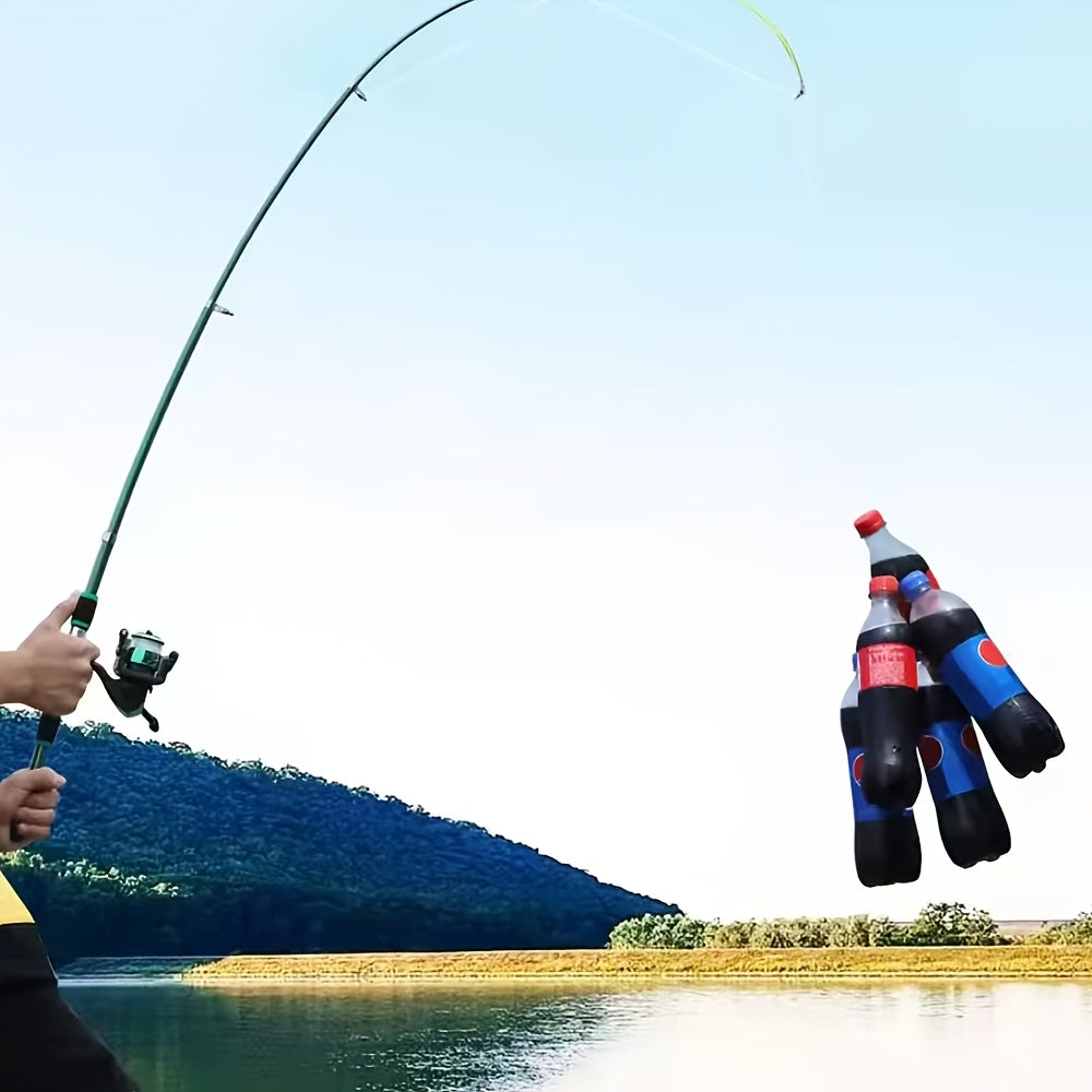 [Spinning Fishing Combo] Telescopic Spinning Fishing Rod and Reel Combo | 1.8m Rod with 5.2:1 3BB Reel, Max Drag 5kg - Full Fishing Accessories Kit Set