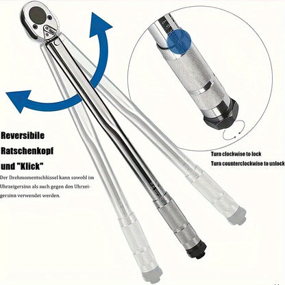 NEW Torque Preset Torque Wrench Multifunctional Multipurpose Torque Tool Kit for Mobile Phone Repair and Auto Repair, Portable Torque Wrench, Mobile Phone Repair Tool, Sleek Metallic Finish, Robust Construction