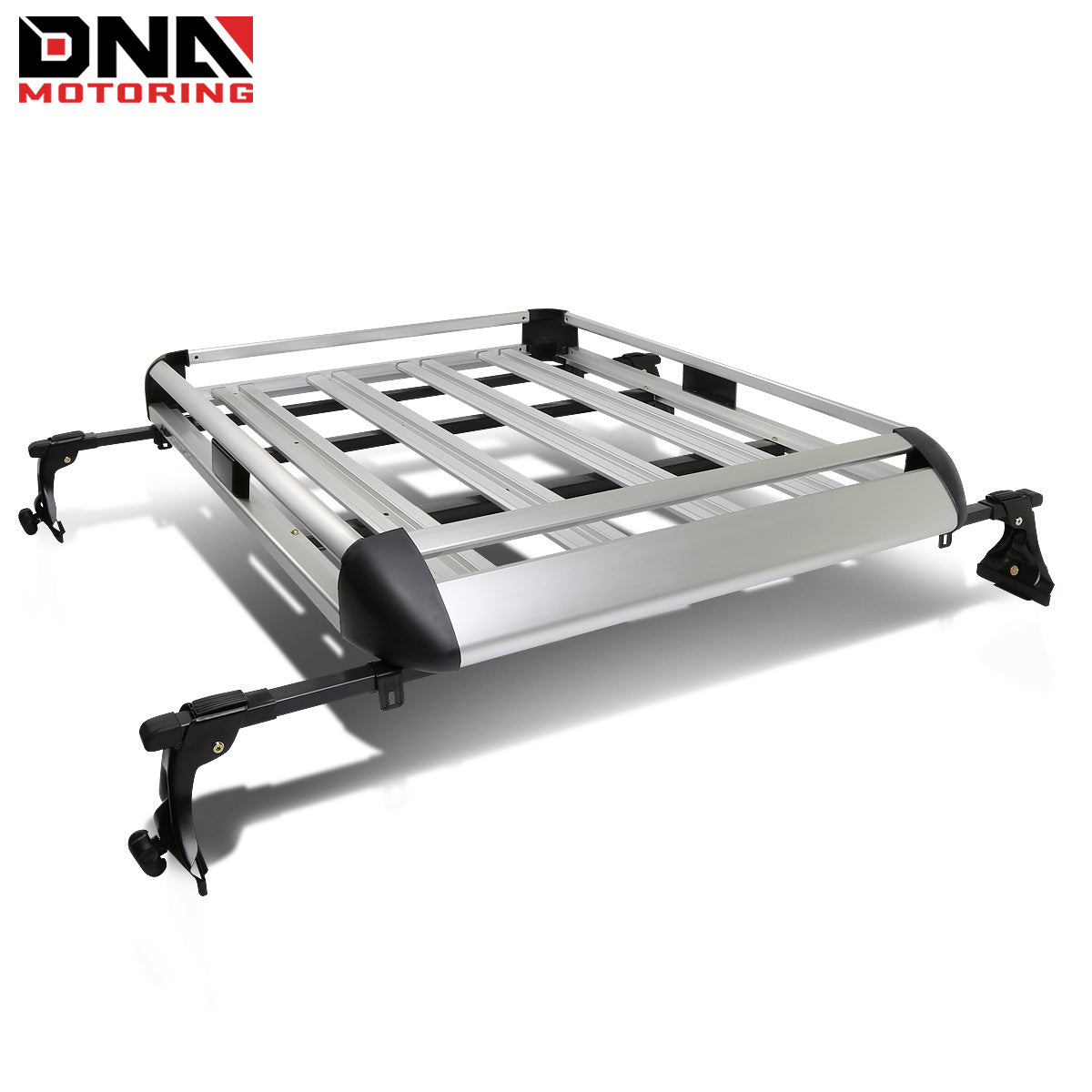 DNA MOTORING Cargo Roof Rack Cross Bar Carrier Basket, with Adjustable Clamps