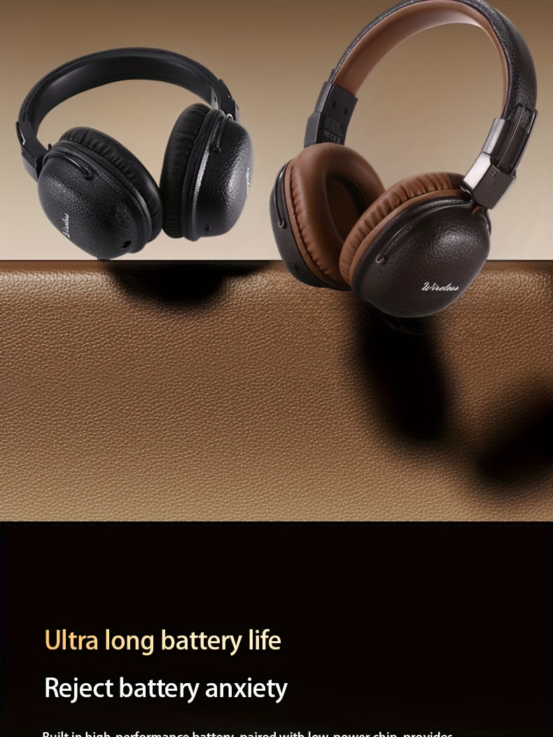 [Noise-Canceling Headphones] 2025 Classic Model Noise-Canceling Headphones - Dual Chip Technology, Lossless Sound, Dual Golden Plating Certification, Foldable/Wireless Design with Strong Anti-Interference Capability, Ensures