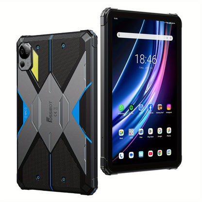 FOSSiBOT DT3 Outdoor Tablet 32GB RAM + 256GB ROM/2TB, Android 15, 10, 4'' 2K FHD Display, 21560mAh Akku Android-Tablet, 64MP+32MP Kamera, Octa-Core, 5G Dual SIM/WiFi 6/GPS/OTG/Camping LED-Blinker, Tablet, Pad