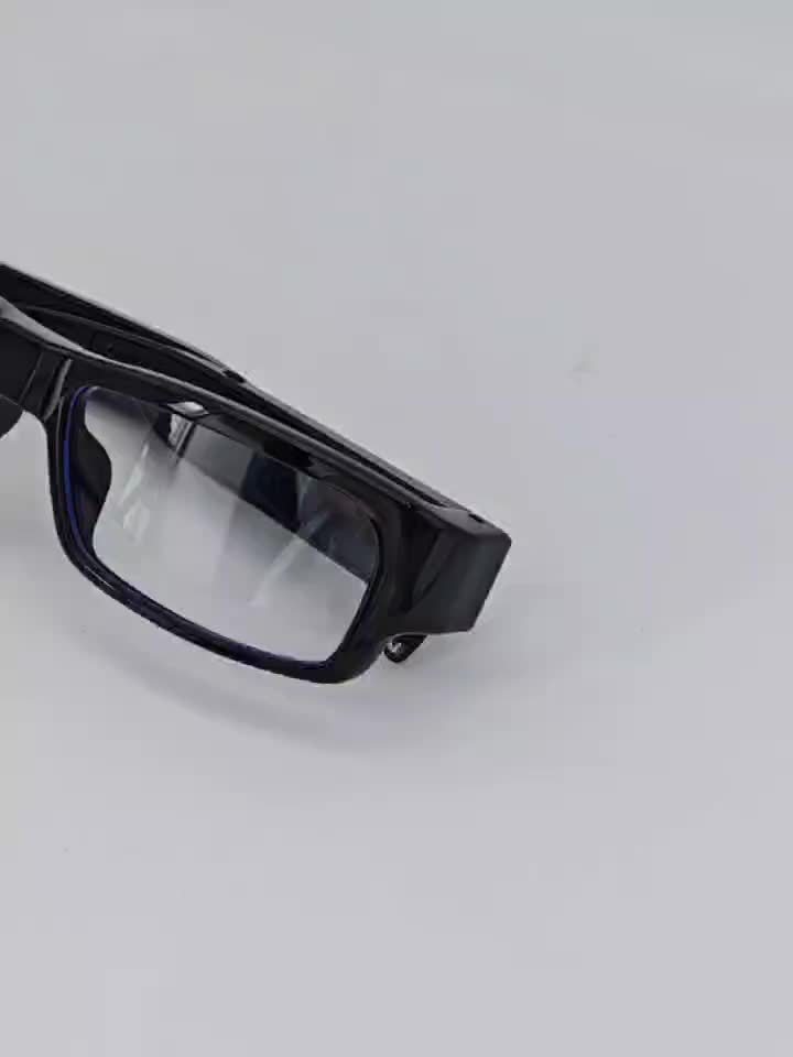1pc Smart Glasses with Camera, 1080P HD Camera, Digital Video Recorder Camcorder Eye Protection DV Camera glasses Video glasses, Recording Portable Camera Ultra Clear Camera Glasses with 64GB Memory Card, Long-lasting battery