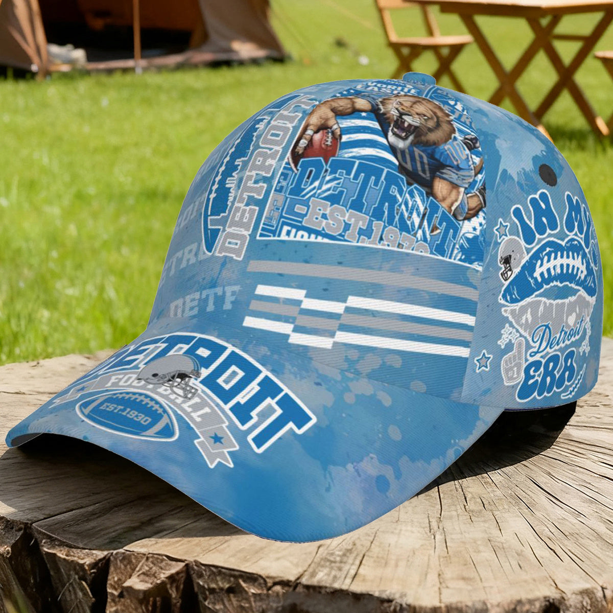 Detroit Football City Baseball Cap Adjustable In My Detroit Era Snapback Hat Cap Game Day for Women Men Fans Gift