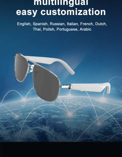 5.3 wireless glasses headset, sunglasses sports, smart wireless glasses, sports glasses, wireless calls, music playback, pilot sports glasses, cycling glasses wireless headset, sports outdoor cycling glasses, suitable for men
