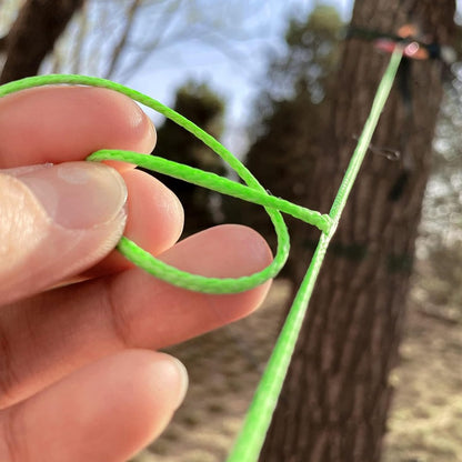 1.3mm/1.6mm/2mm Hollow UHMWPE Braided Cord - Heavy-Duty 520-1000+ Tensile Strength, Low-Weight Spliceable Rope for Tent Guyline, Tarp, Hammock, Ridgeline, Whoopie Sling - Dyneema/Spectra-like (Camping, Backpacking, Survival),
