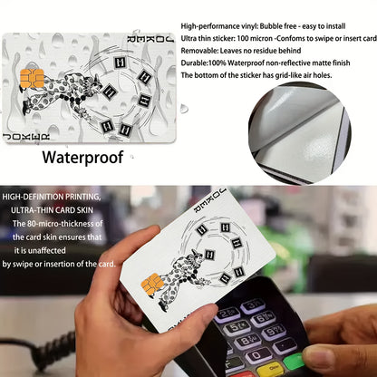 3pcs, 1pc Spare Fun Credit Card Ultra-Thin Vinyl Light Beige Stickers Suitable for Credit, Debit, Transit Cards, Key Cards - Bank Card Protection with High Quality, Scratch-Resistant, and Non-Slip