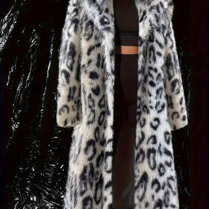 Autumn And Winter Warm Artificial Fur Coat, Warm Patchwork Jacket