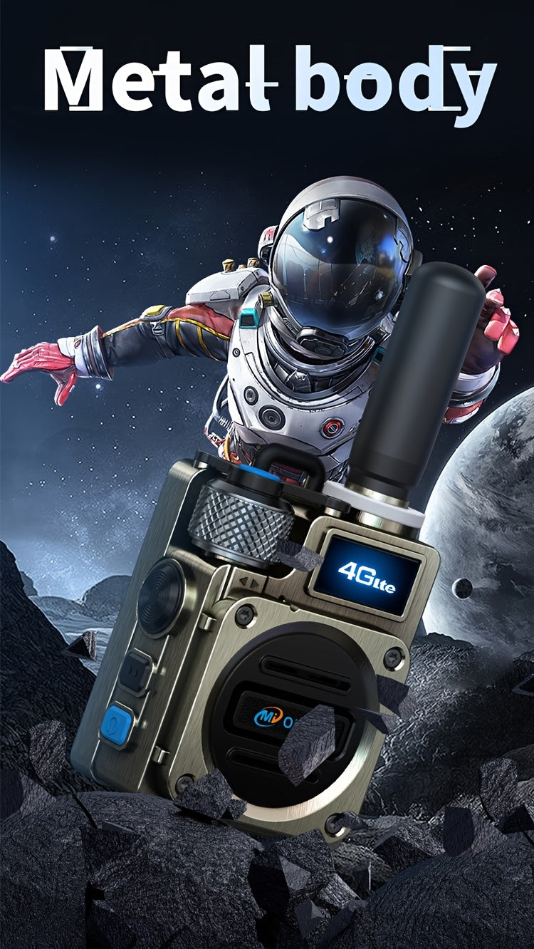 Omi Smart M6 Card Slot Global Intercom, Unlimited Distance 5000km Call Range, Metal Body, Shockproof and Drop-Resistant, HD Blue Screen, 5-Day Long Standby, 8K Intelligent Noise-Cancelling Speaker, Mini Design, Offroad Commun