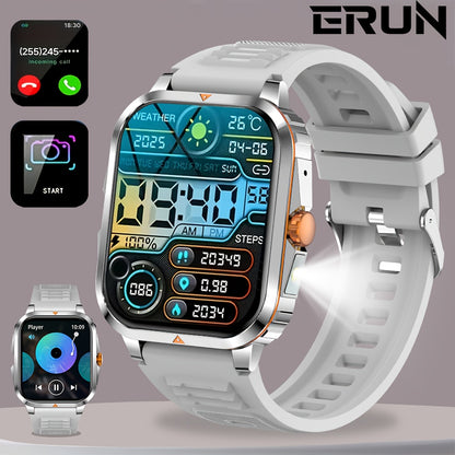 2025-Themed Touch Smart Watch with LED Lighting, Wireless Call, SMS Reminder, USB Charging, Fitness Tracker, Step Counter, Calorie, Music, Weather, Alarm, Calculator