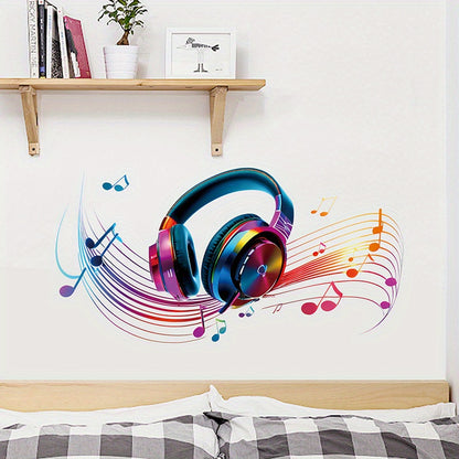 Yinyue Dazzling Ears Personality Creative Living Room Bedroom Music Cabaret Decoration Wall Sticker Wall Sticker
