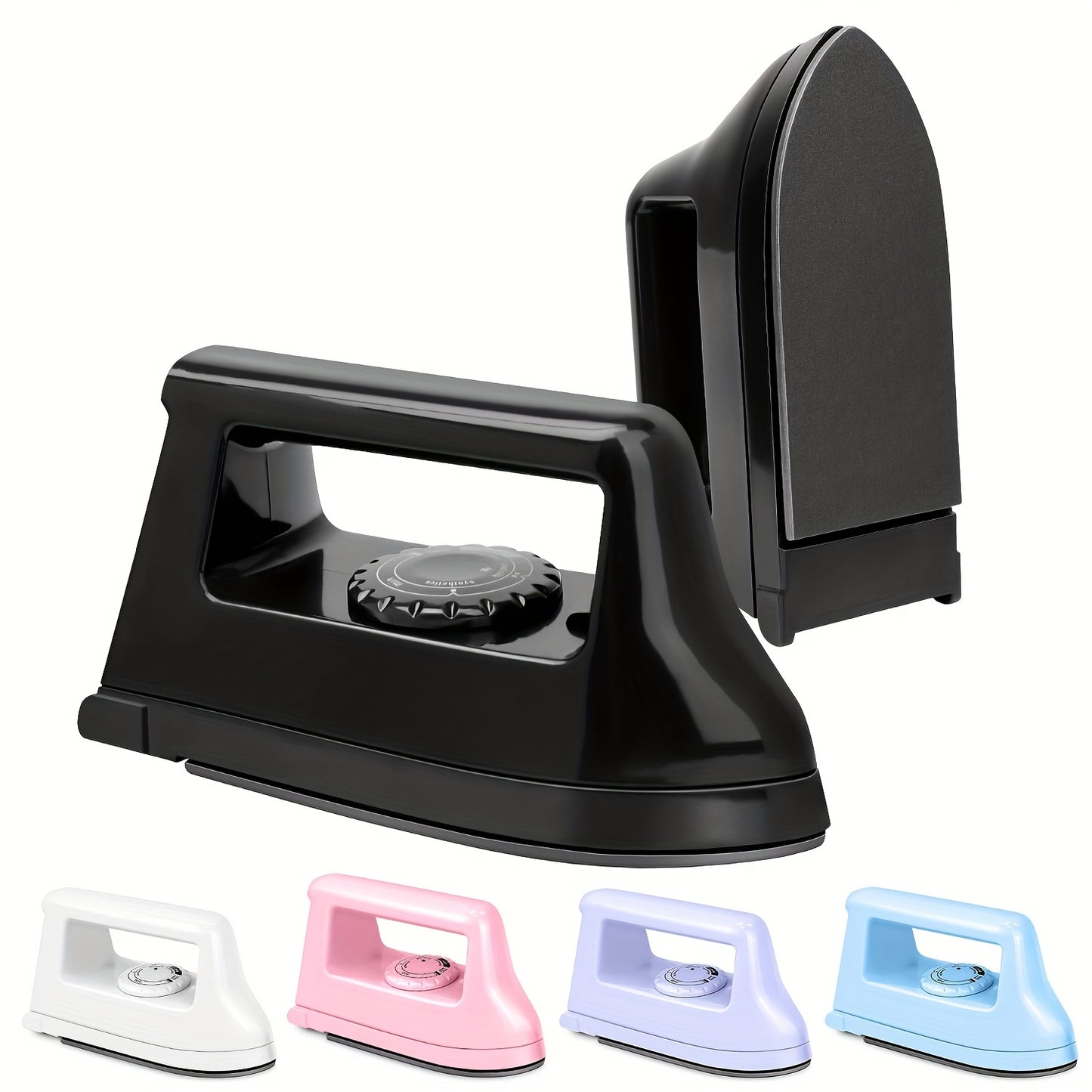 Compact Craft Iron with Charging Station - 400W, Great for T-Shirts, Footwear, Handbags & Vinyl Crafts - Excellent for Travel & Home Applications