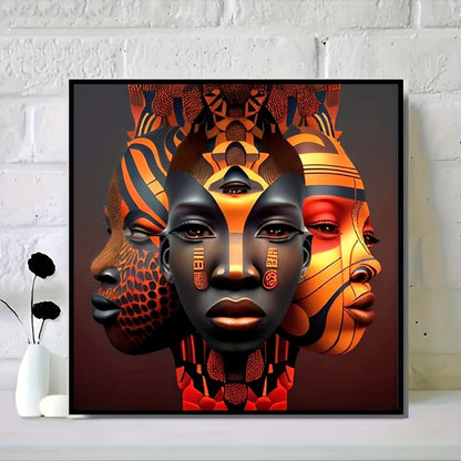 5D DIY Diamond Painting Full Drill Cross Stitch Kit Frameless Rhinestone Decorative Gift Birthday Present Adult Diamond Embroidery Mosaic Beginner's Diamond Art Set Round Full Drill Dot Drill, Perfect for Home and Room Wall D
