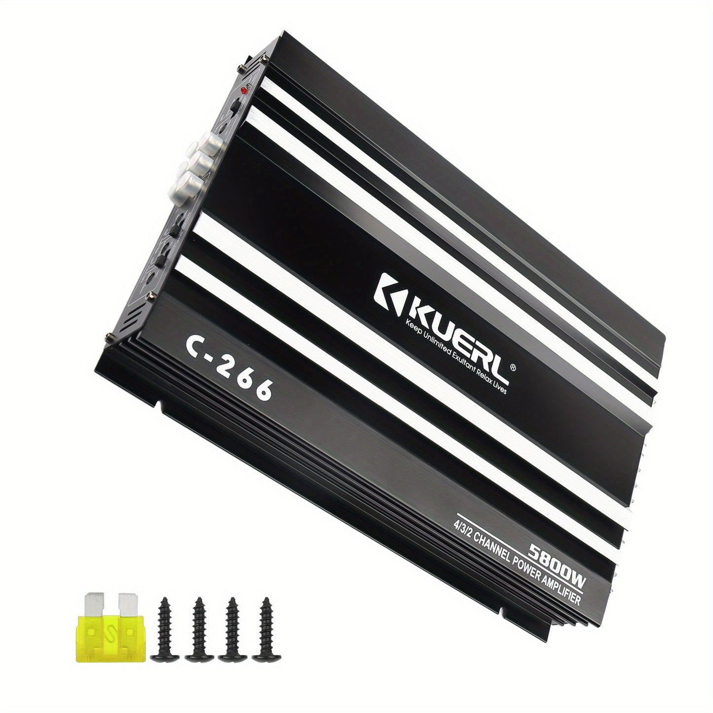 4 Channel Power Amplifier Stereo Audio Super Bass Sub Woofer Amp 12V
