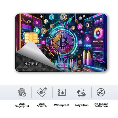 Two Shiny Credit Card Skins Made of Ultra-Thin Vinyl, Designed for Credit Cards, Debit Cards, Transit Cards, And Key Cards, Providing Protection And for Bank, Scratch Resistance, And Slip Resistance