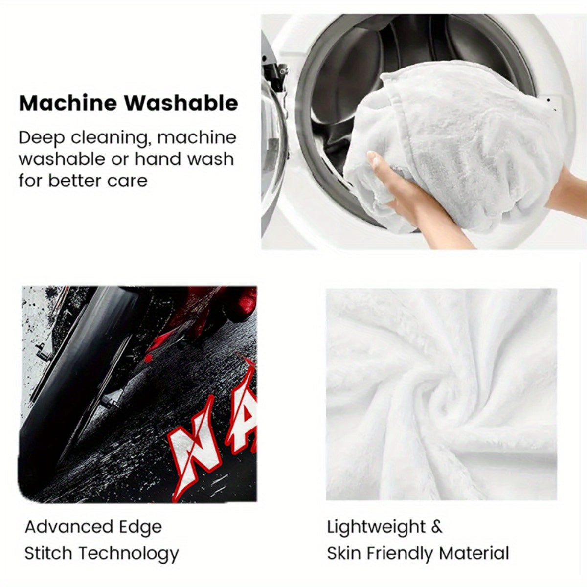 Custom Name Cool Red Motorcycle Blanket-Lightweight Home Furnishings Bedding Blanket Suitable for Sofas Beds Travel Camping Living Rooms Offices Sofas Chairs and Beds-Soft and Warm Fabric Digital Printed Blanket