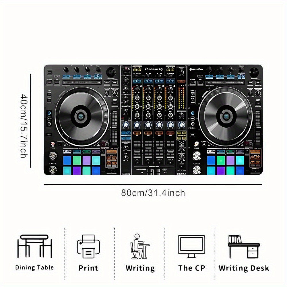 Pioneer DJ DDJ-SX3 Themed Mouse Pad - Non-Slip Rubber Base, Durable Polyester, DDJ-SX3 Graphic Design |Ideal for Pro DJs, Music Producers, Home Studios & Offices - Vibrant Desk Decor, Gaming Accessory