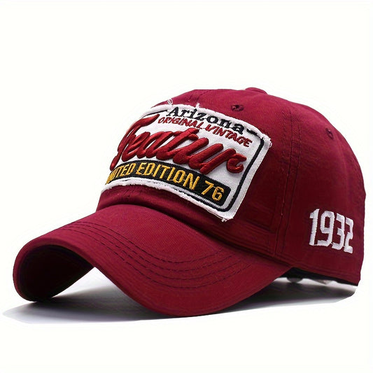 Women's Spring and Autumn Versatile Baseball Cap Outdoor Casual Duckbill Hat Men's Embroidered Dad Hat