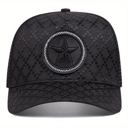 2025 new Men's outdoor sports baseball cap Flat top Cool Bill Hip Hop cap