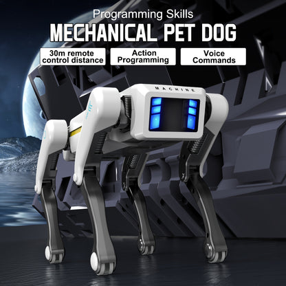 [Special Offer] [Flash ]Intelligent Robot Dog, 2.4GHz Remote Control Toy Dog, With A Maximum Remote Control Distance Of 99Ft, AI Voice Control Can Be Connected, Programming Actions To Mobile Apps, Can Dance, Telling Stories,