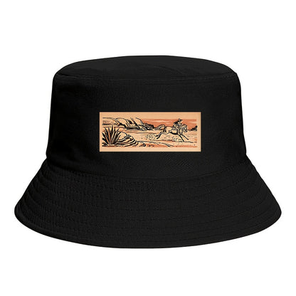 Vintage Western Cowboy Hat - Wide Brim Sun Protection, Breathable Lightweight Polyester Outdoor Camping, Fishing, Ranch - Classic Black Bucket cap for Men & Women, Fishing Gear, Rustic Design, Durable Construction, Unisex Hea