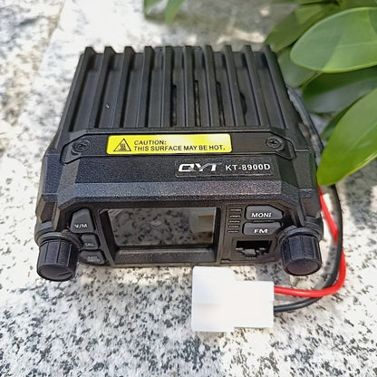 QYT Dual Band VHF/UHF 12V High-Power Mobile Transceiver Two-Way Radio with Remote Kill/Activate, PC Programming, Cigarette Lighter Power & No Battery Required - 136-174MHz & 400-480MHz for General Driving Positions