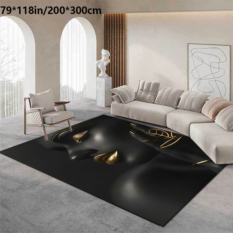 1pc Christmas Decorative Area Rug, Artistic Carpet, Non-Slip, Machine Washable, Easy to Maintain, Home Decor for Sofa, Coffee Table, Bedside, Dining Table, Kitchen Non-Slip Mat, Game Room, Entrance Rug, Floor Mat.