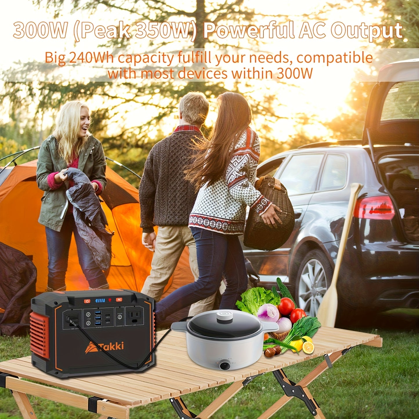 350W/150W Peak Solar Generator Portable Power Station with 60W/40W/30W/21W Solar Panels Included, 240Wh/111Wh/88.8Wh Solar Power Bank AC DC USB Ports for Camping Tents, Emergency Outdoor Home Use, CPAP, Fans, Laptops, Emergen