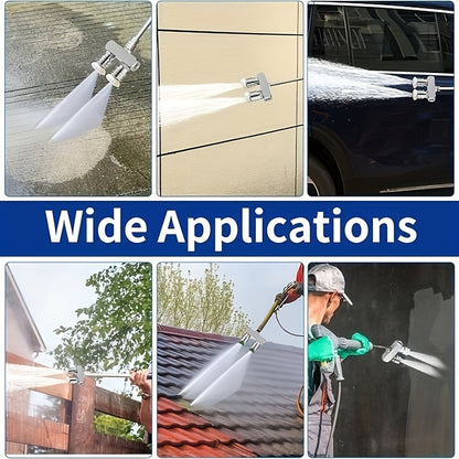 2 in 1pc Electric Cleaning Machine Nozzle High-Pressure Washer Head, Dual High-Pressure Washer Nozzles 4 High-Pressure Washer Nozzles with a quarter Inch Quick Connect, 5000 PSI Effectively Cleans Various Stains for Car Washi