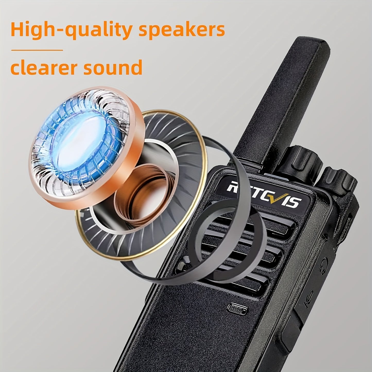 2/4/6/10/20pcs Walkie Talkie, Retevis Walkie Talkies Rechargeable,Portable FRS Two-Way Radios for Adults,Heavy Duty 2 Way Radios Long Range,USB Charging Base,License Free Walkie Talkie for Road Trip Gifts Camping