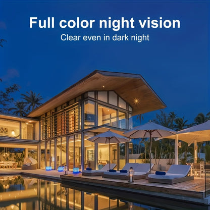 5pcs Solar-powered Security Cameras That See Every Detail For Your House, 314.96inch Ultra HD Crystal Day & Night, 2.4G Long-Range WiFi Never Miss Connection, Smart Night Vision Automatically Active In Dark, Instant 2-Way Tal