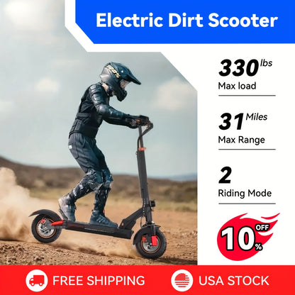 Aoniu M4 Electric Scooter for Adults with Seat Fast 25-30 Speed Off Road Heavy Duty 300 Lbs 10 Inch Foldable E Scooter Mobility Folding Bike for Men 30 to 40 Miles Long Range E Scooters
