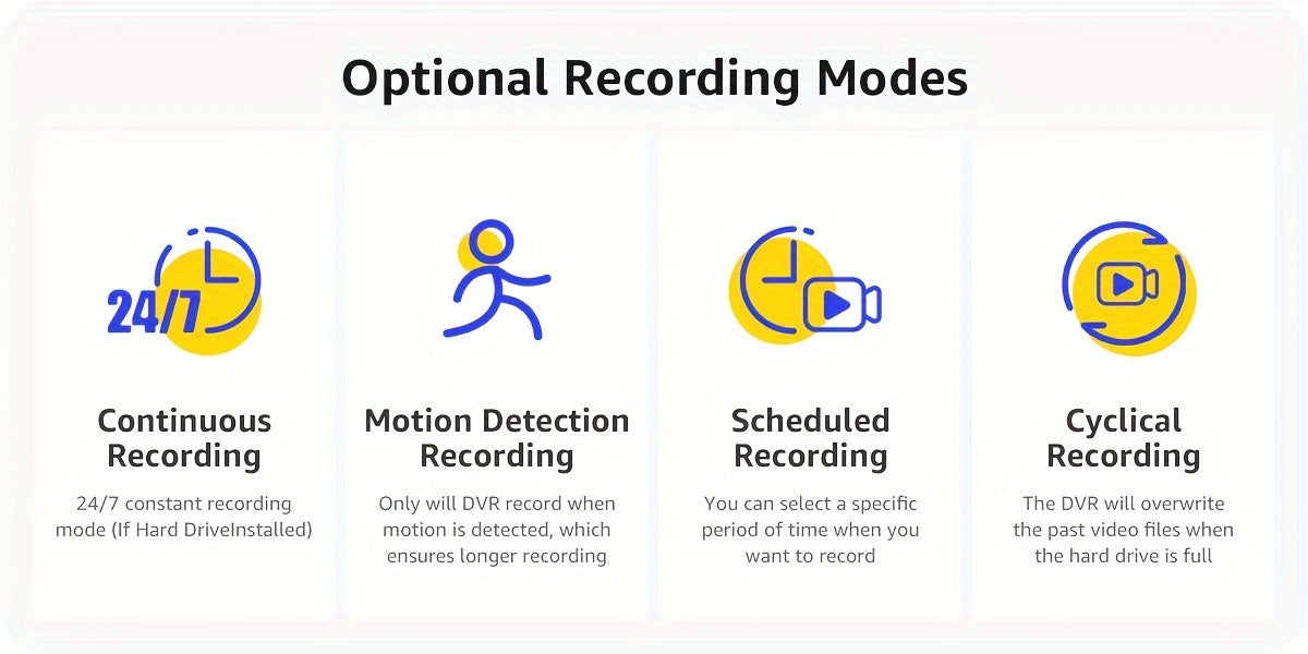 ANNKE 3K Lite 5-in-1 8CH DVR Wired 1080P Video CCTV Security Camera System with Smart AI Human&vehicle Detection, 8pcs 66ft EXIR Night Vision Home Surveillance Cameras 24/7 Around Recording, Real-time Email Alerts, Multi-Devi